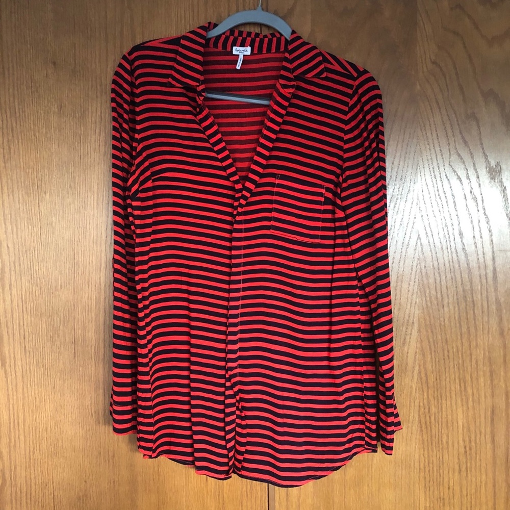 Striped‎ Cotton Button up